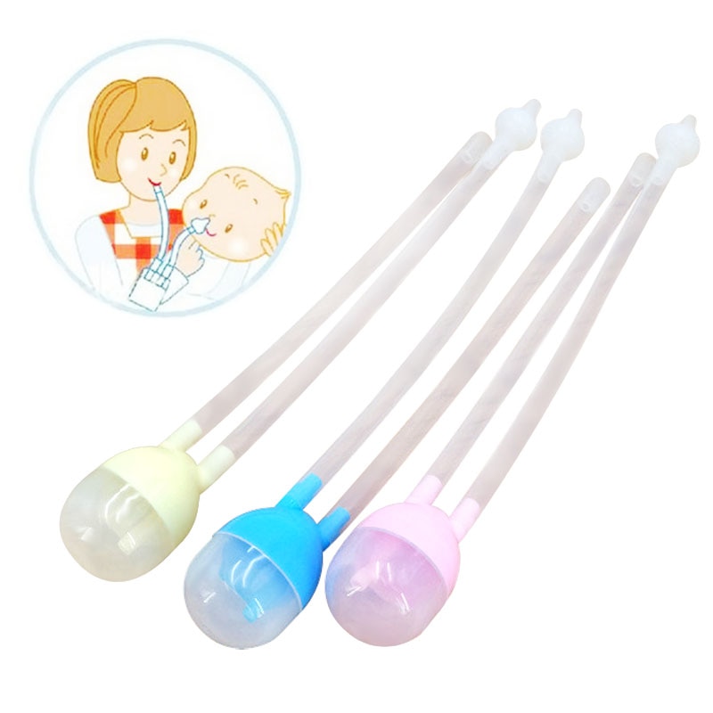 Born Baby Safety Nose Cleaner Vacuum Suction Nasal Aspirator Bodyguard Flu Protection Accessories